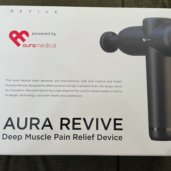 NEW! Aura Revive Heated Deep Muscle Pain Relief Device Accelerated Muscle Repair - Picture 5 of 10